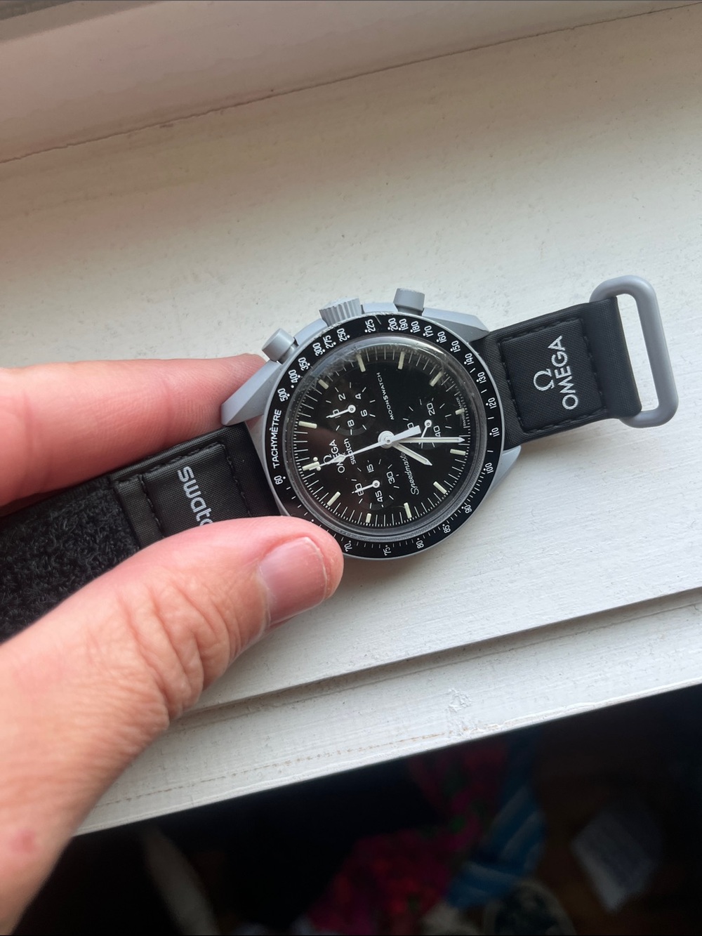 Men’s Black MoonSwatch Swatch x Omega - Picture 6 of 6